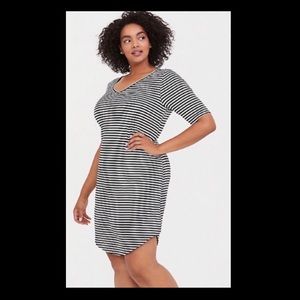 Striped Jersey T-shirt dress